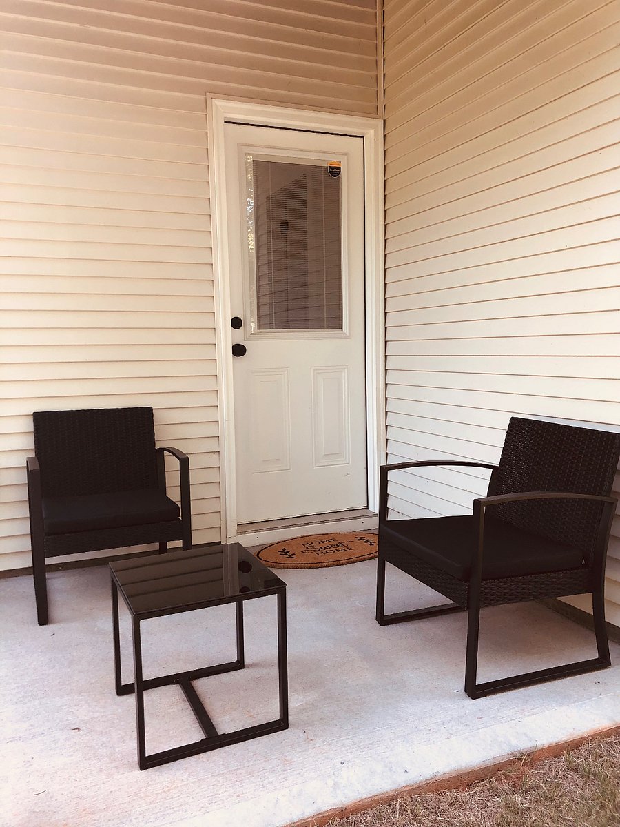 Backyard patio set