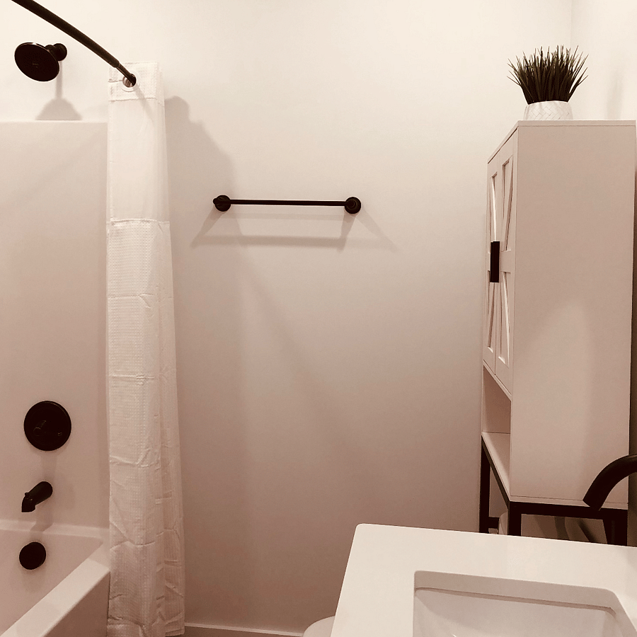 Downstairs master bathroom