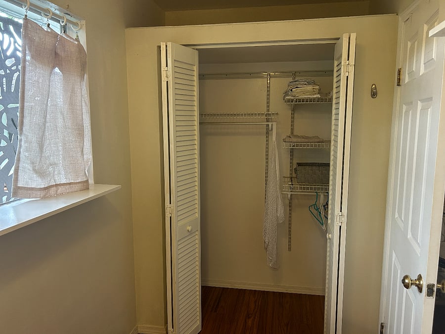 Double wide closet
