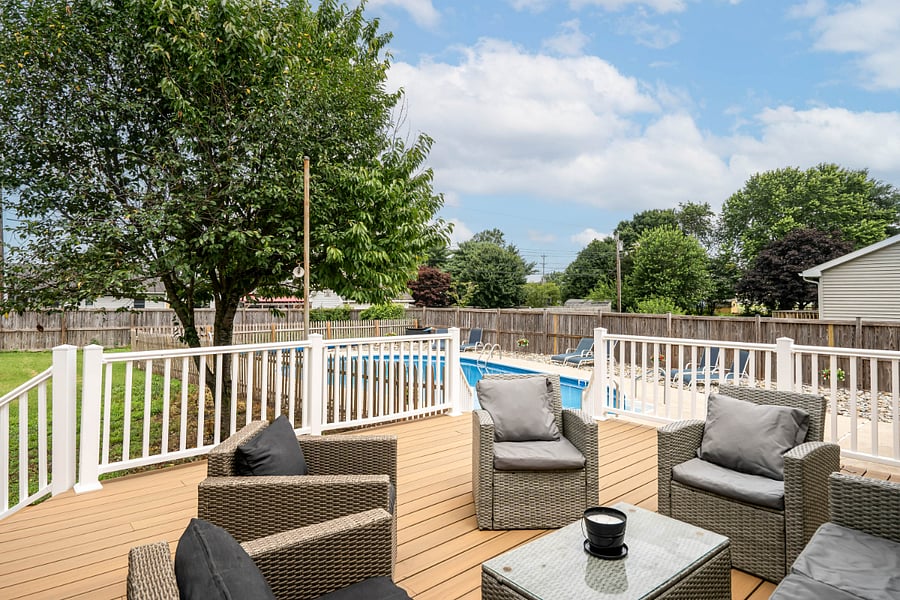 Oversized deck
