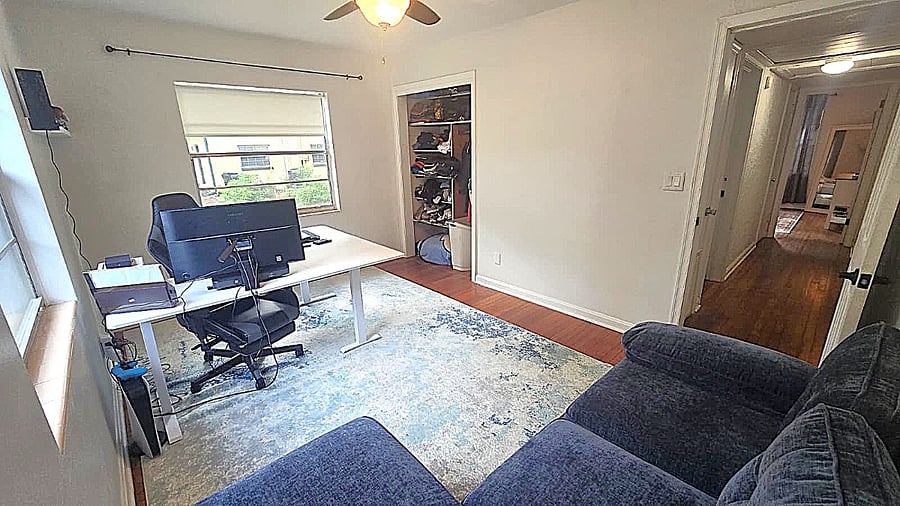 Bedroom 2 -Adjustable height/standing desk