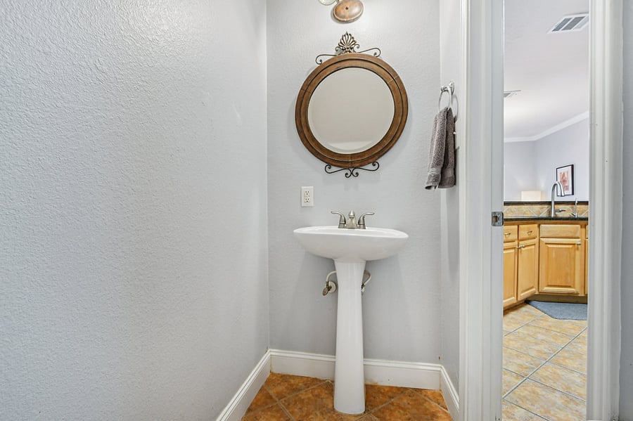 Half bath downstairs
