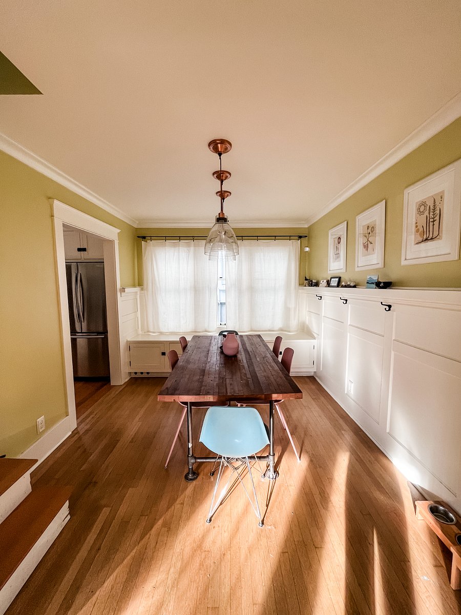 Shared dining room.