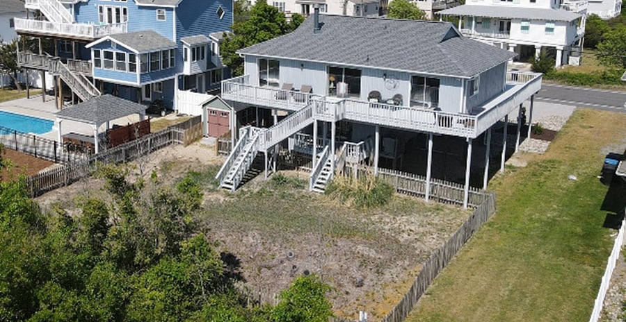 Back yard - fenced

