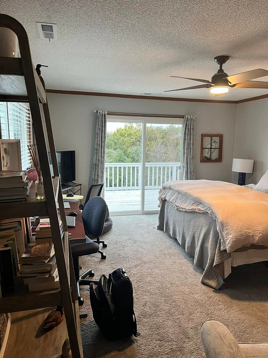 Master bedroom with desk space