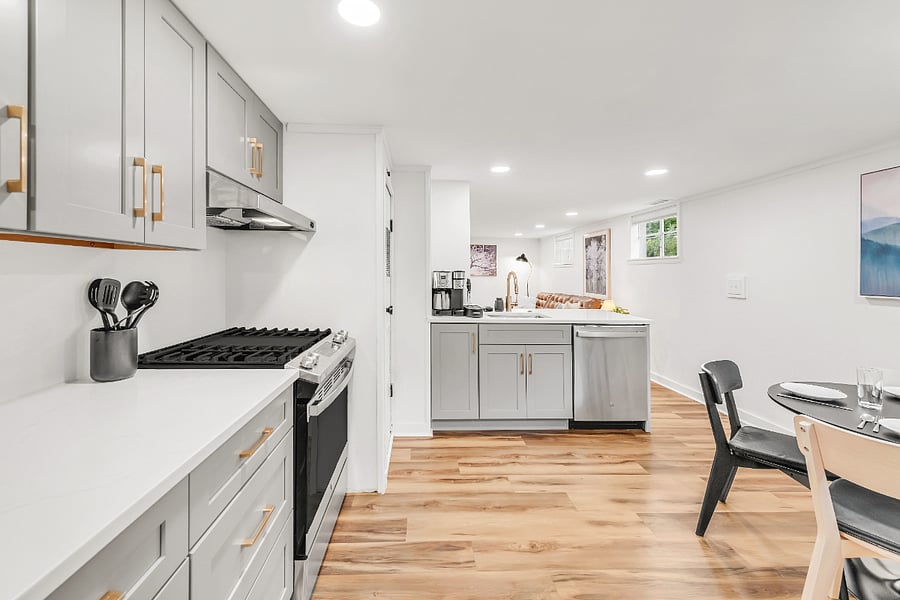 +Appliances new as of 2023
+Refrigerator
+Dishwasher
+Stove/Oven
+Coffee maker
+Blender
+Toaster