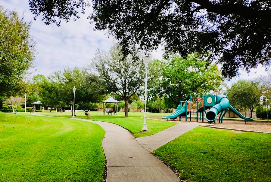 Private neighborhood park just steps from the property