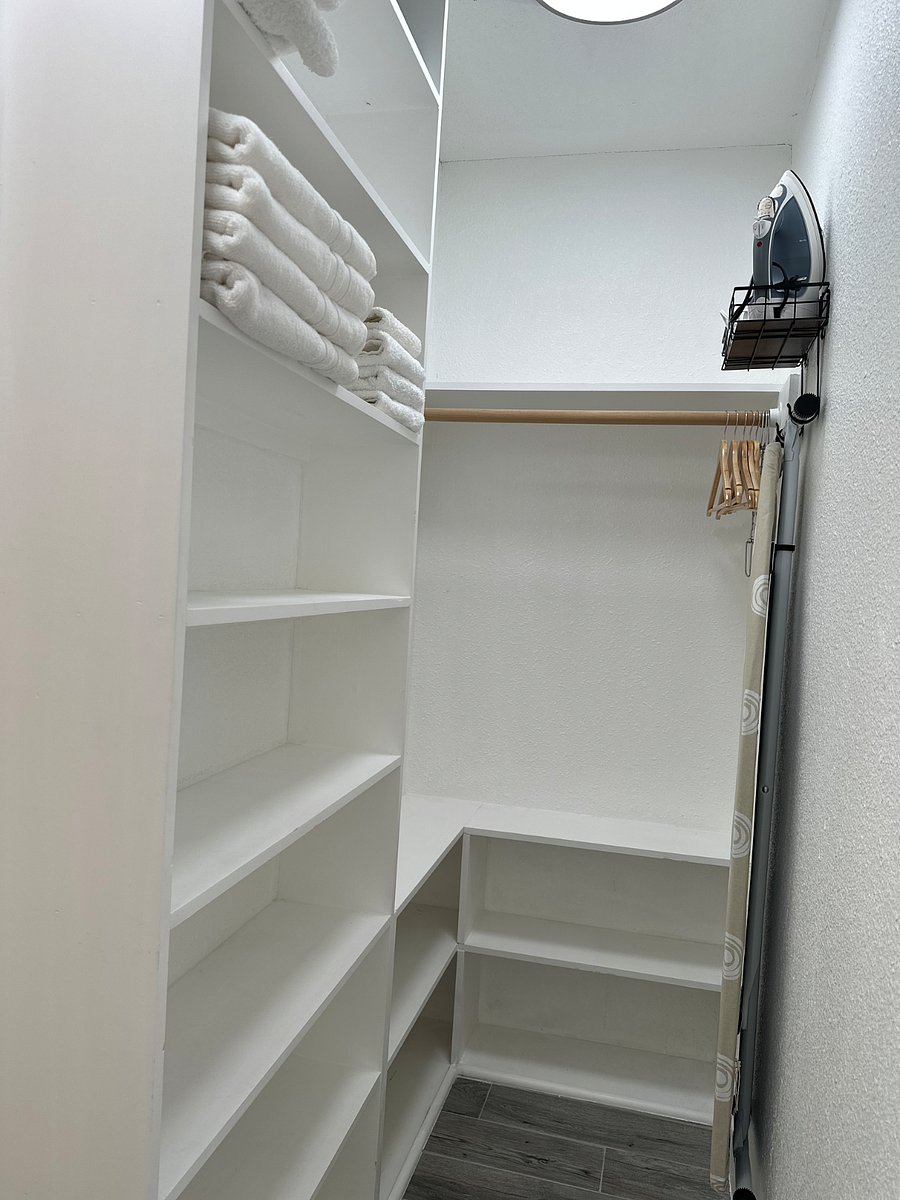 large walk-in closet