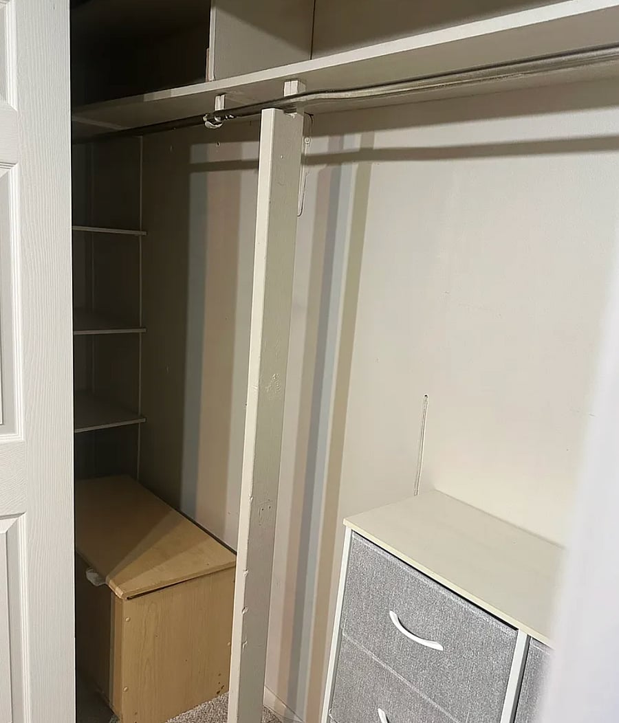 second bedroom closet