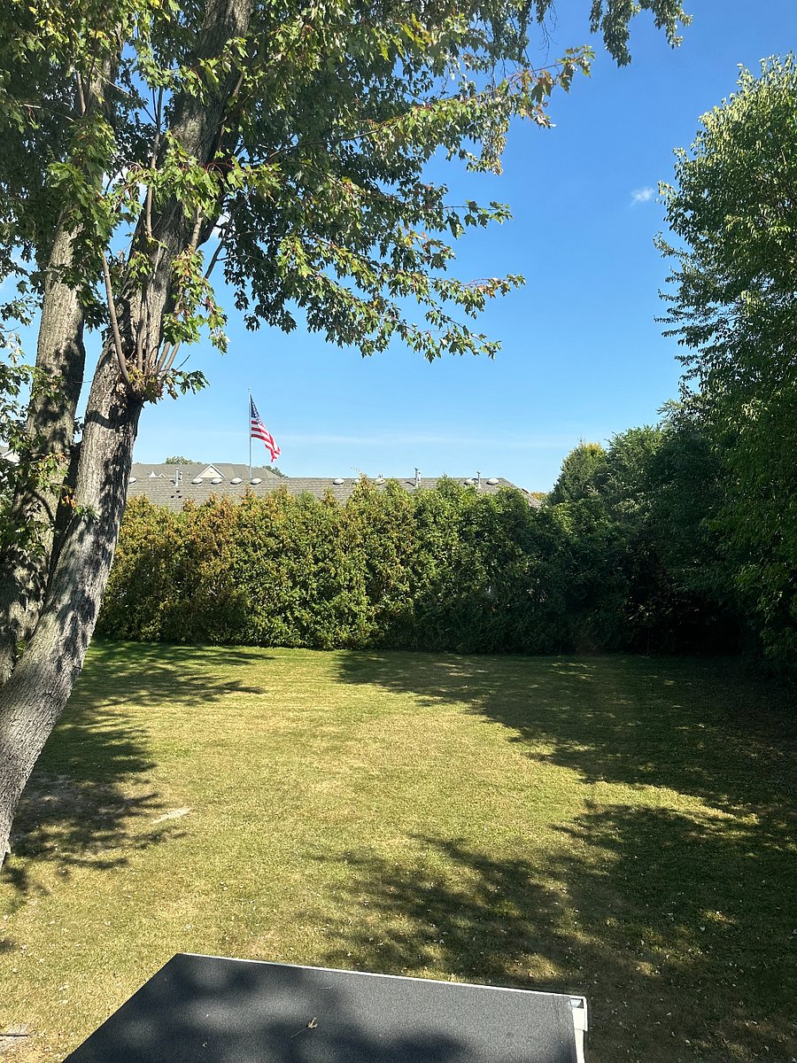 Enjoy this view from the kitchen.  It's a great space to sit and enjoy a cup of tea/coffee or a meal.
