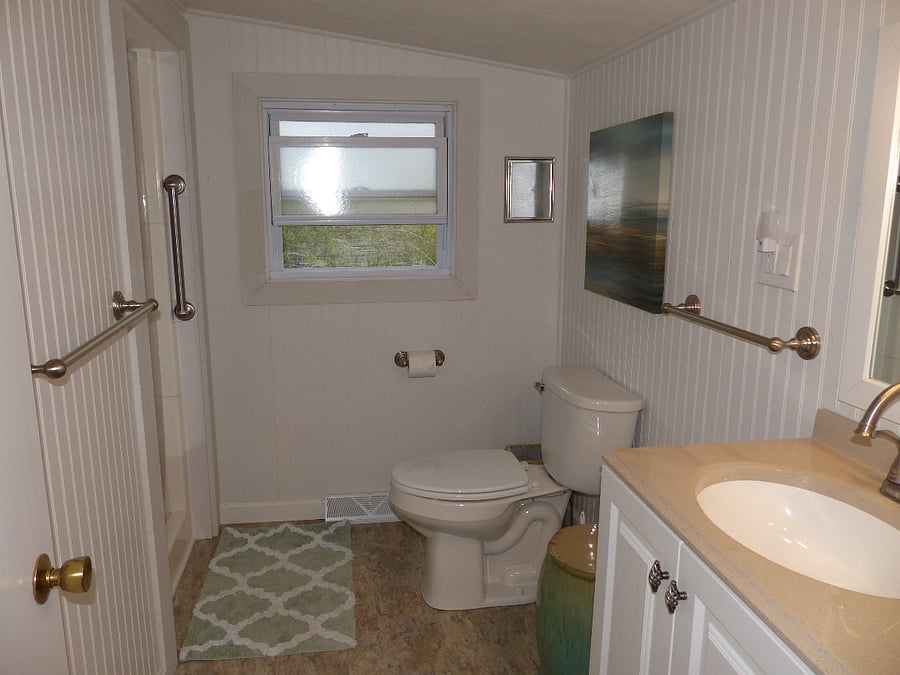 Bathroom - shower is on the left