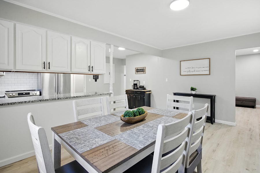 Kitchen and dining