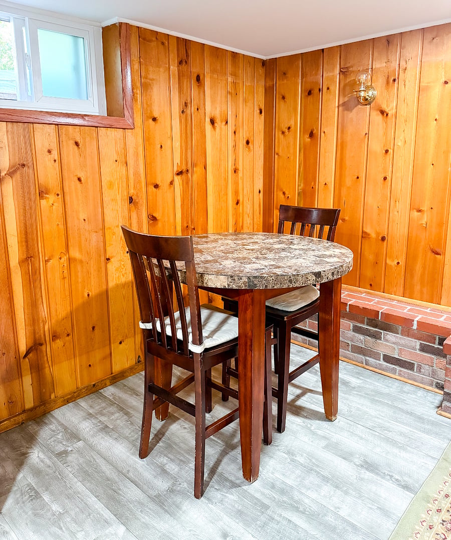 Grab a bite at the dining nook.
