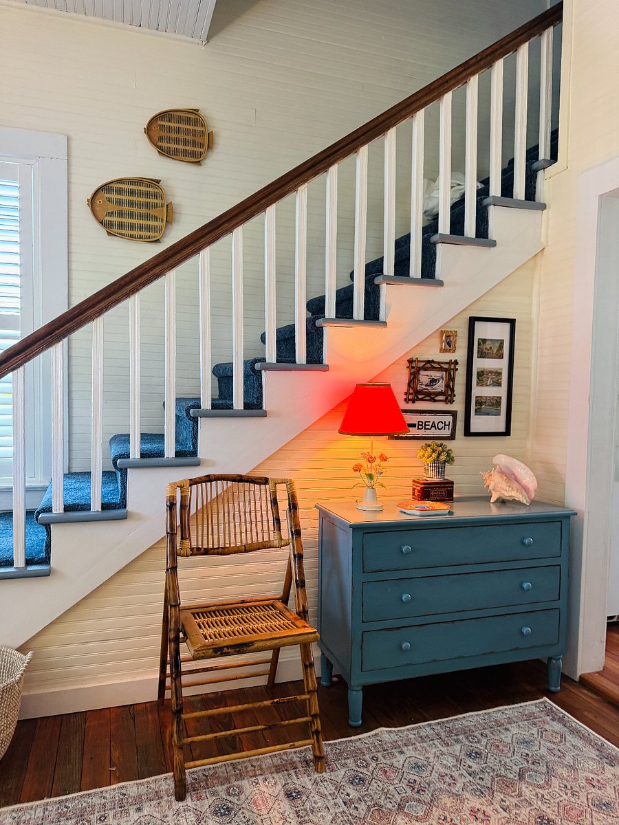 Original staircase leading to the second floor bedrooms.