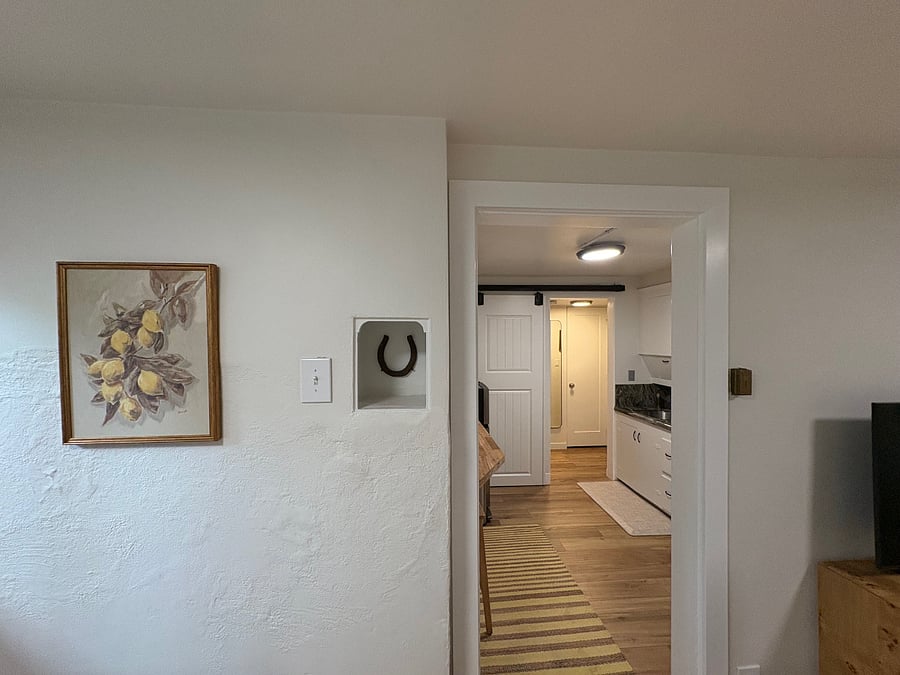 View from Living Room leading into the rest of the apartment.