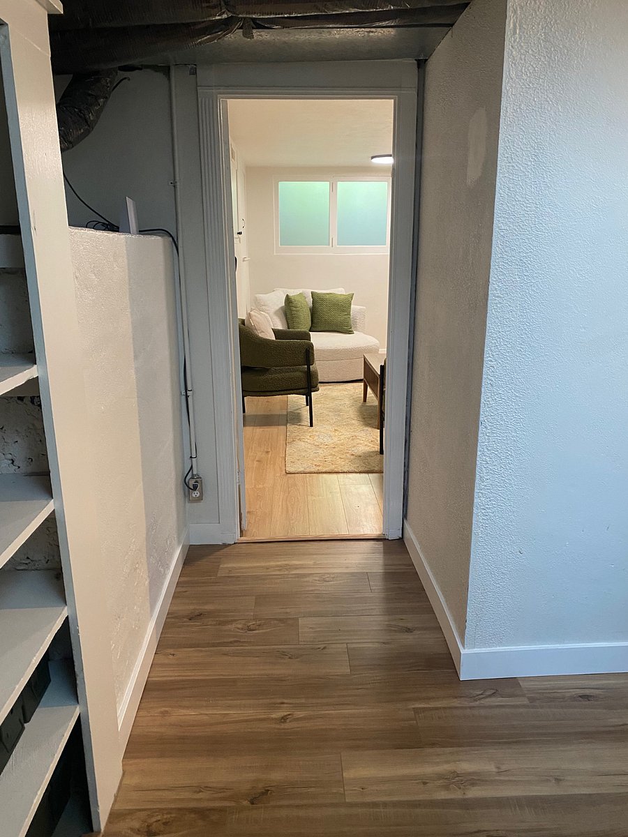 Entrance door into apartment.