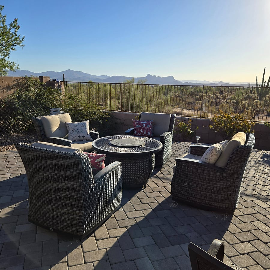 The Sonoran Desert views are incredible. You never get bored of the view; the sky changes daily/hourly. 