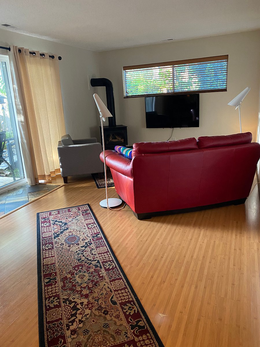 Living room TV and gas fireplace