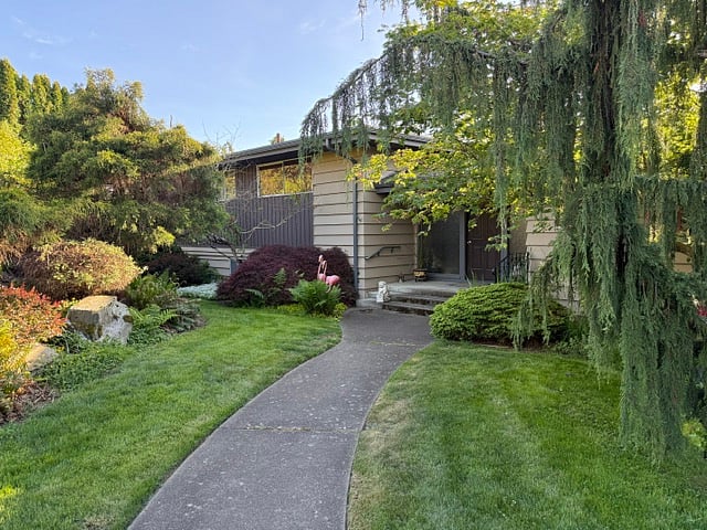 Front door to main house.