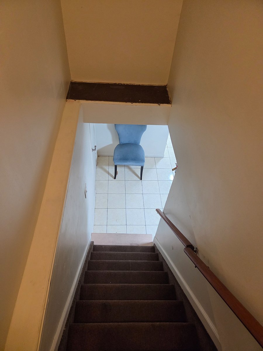 Stairs into the private space