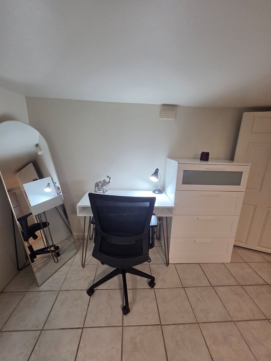 Work Station, dresser and Standing Mirror