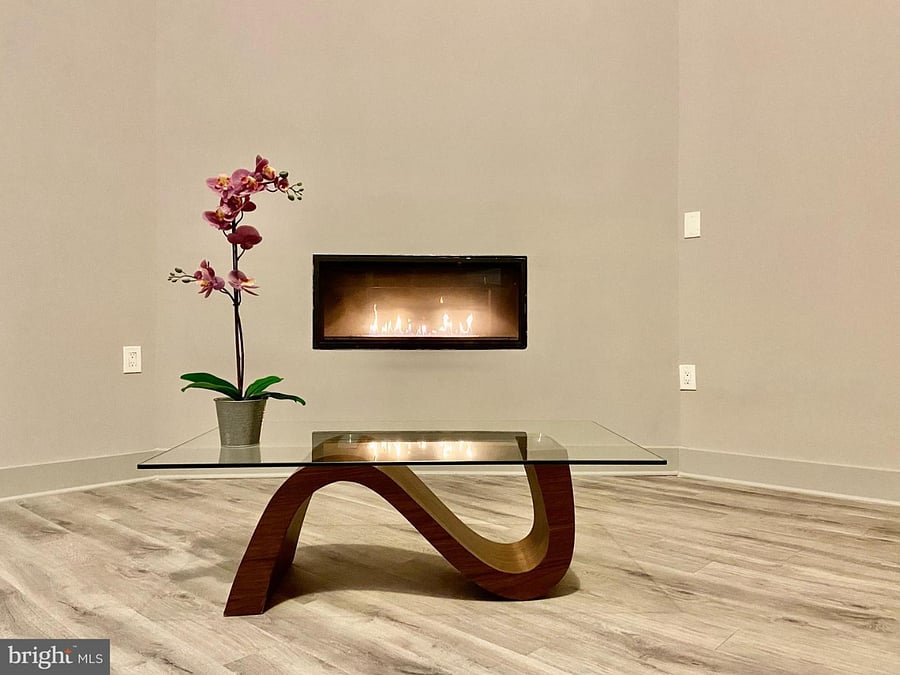 first floor master suite fireplace 2