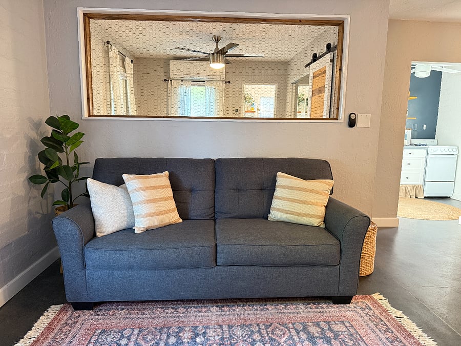 Comfortable, cozy living room.
