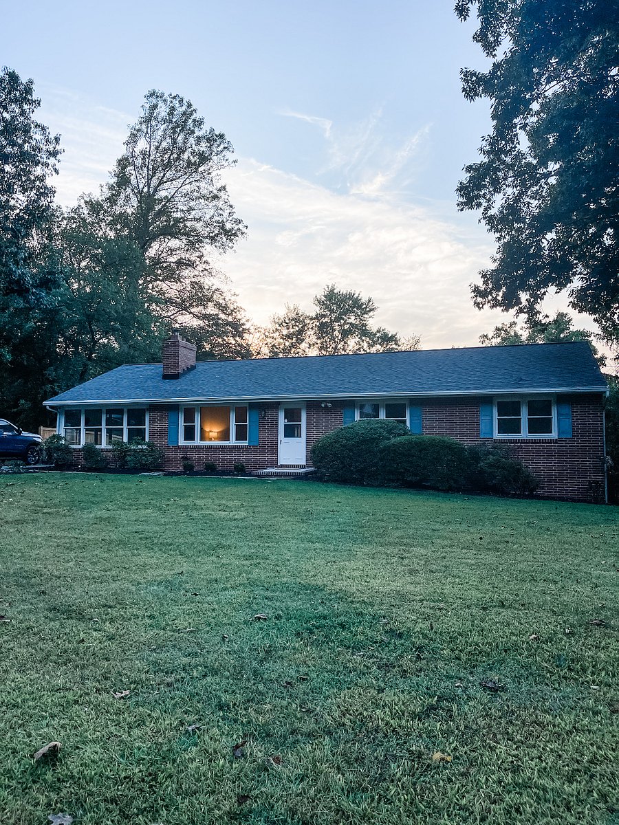 Front of home.