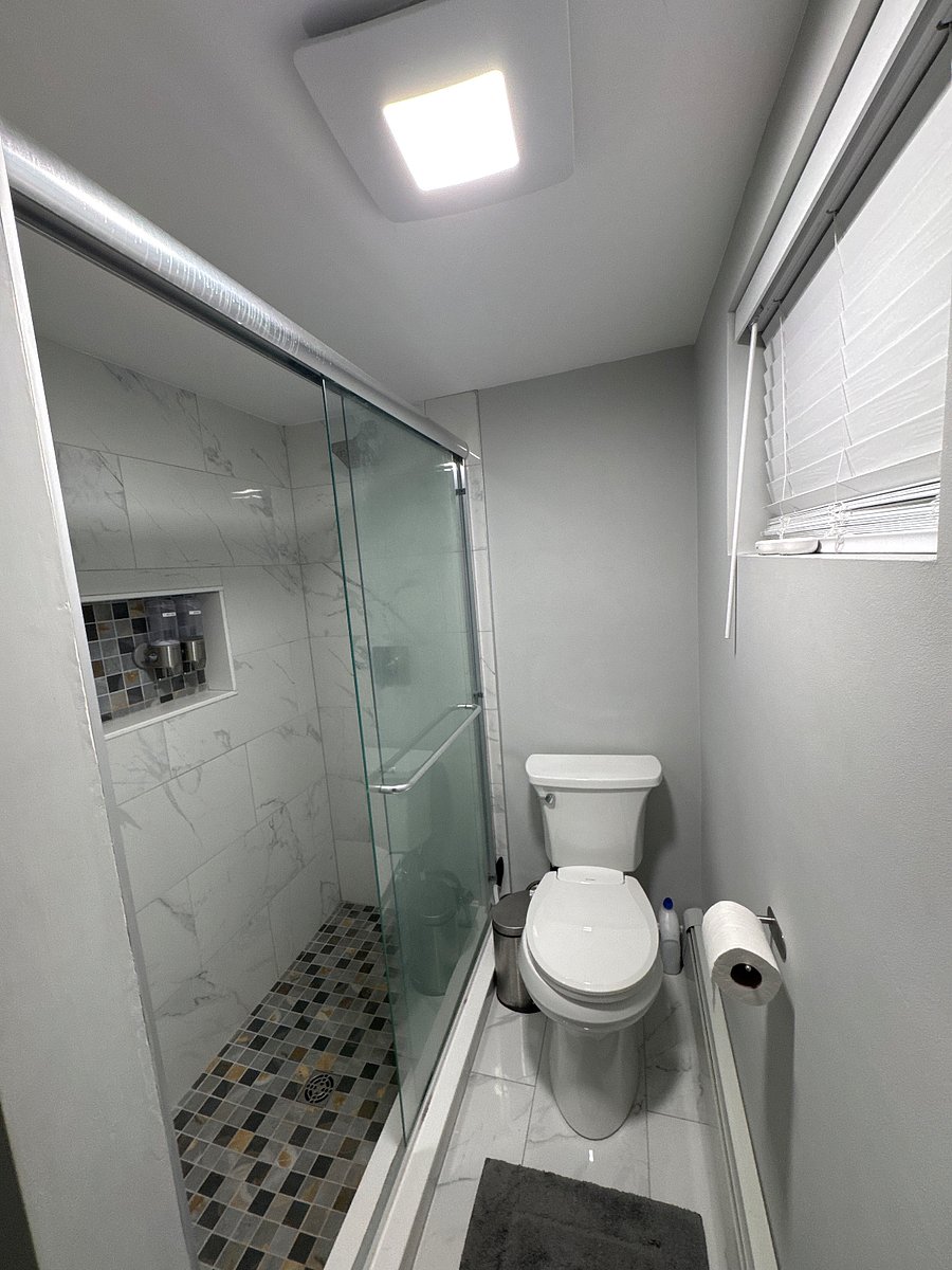 Bathroom and shower