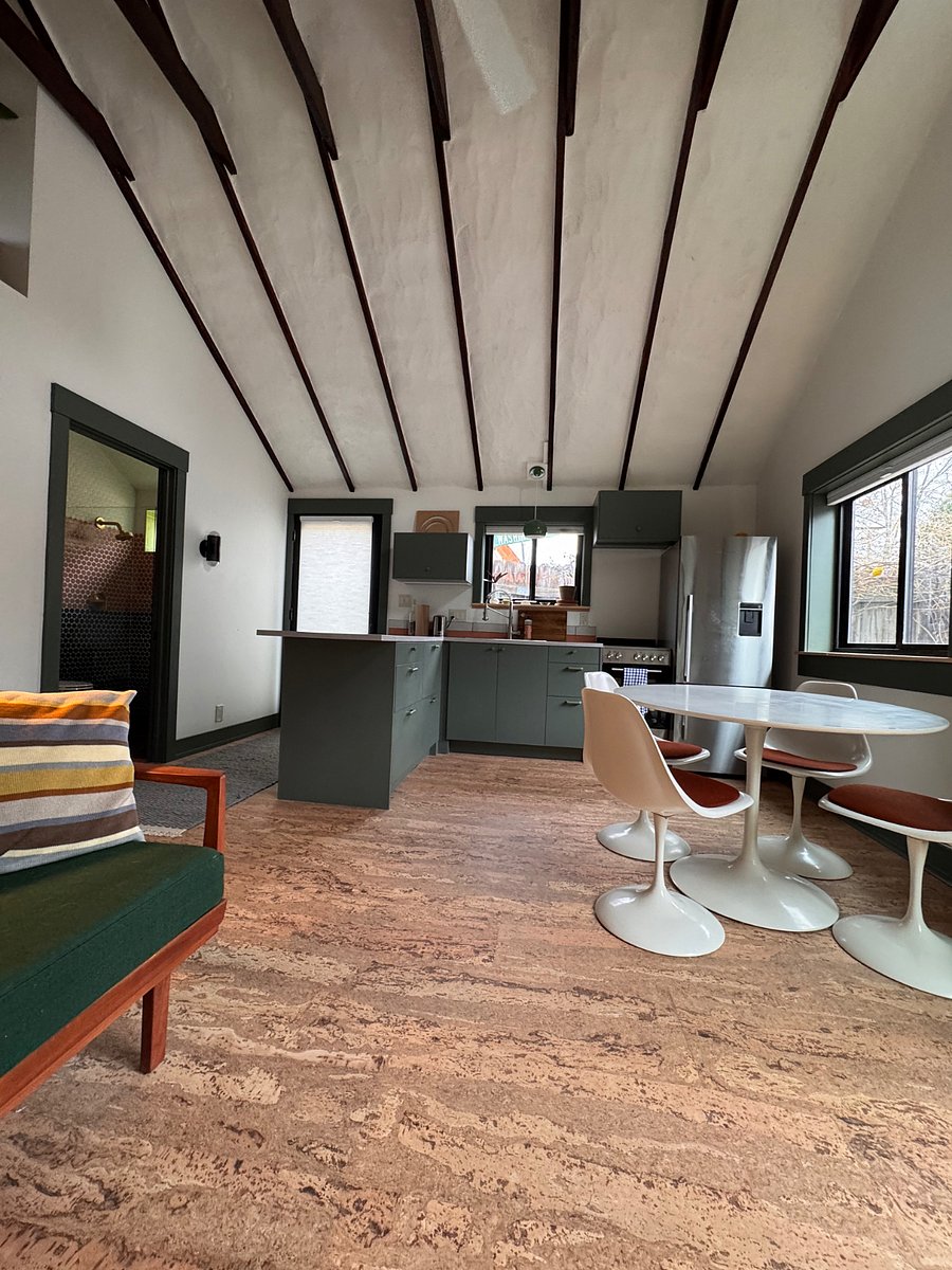 View of the kitchen from the sitting area