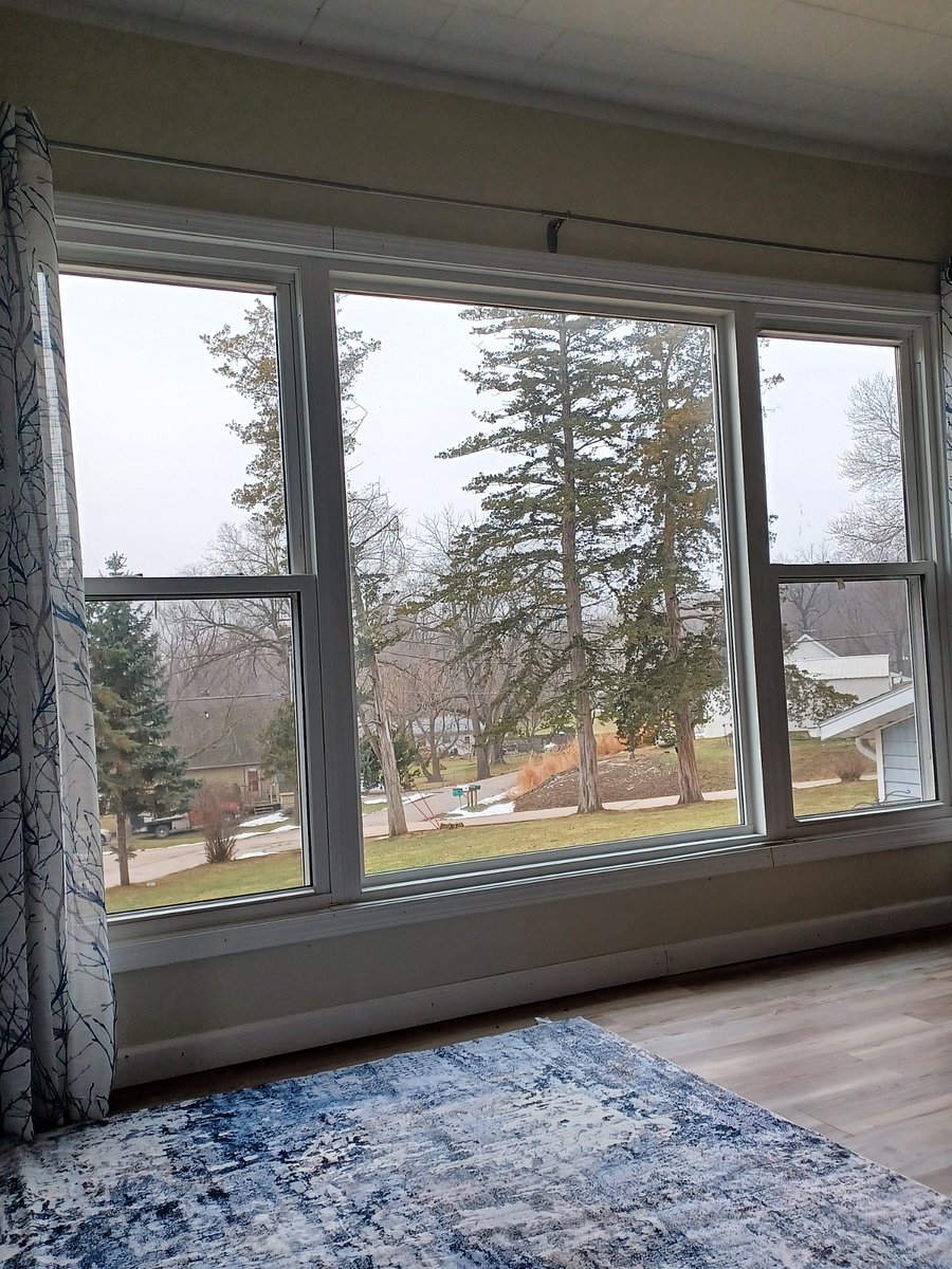 View sitting on couch