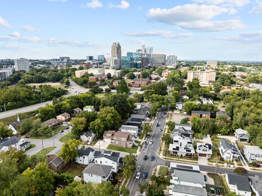 Located just south of Downtown Raleigh.