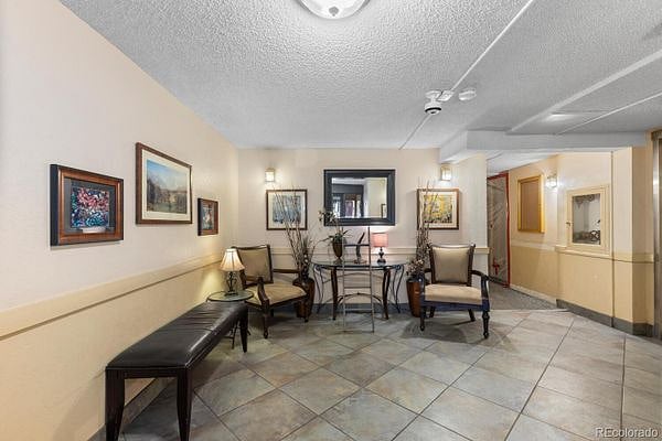 Secure entry to this front lobby