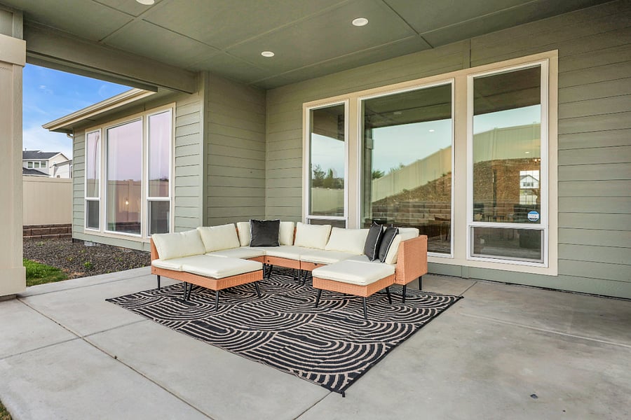 Rear Covered Patio