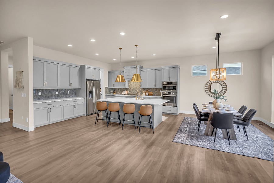 Kitchen, Walk-in Pantry, Informal Dining Room