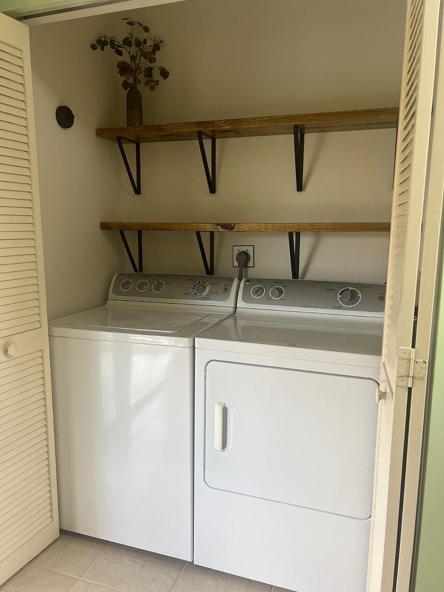 Do your laundry whenever you like with the full size washer and dryer located inside the condo