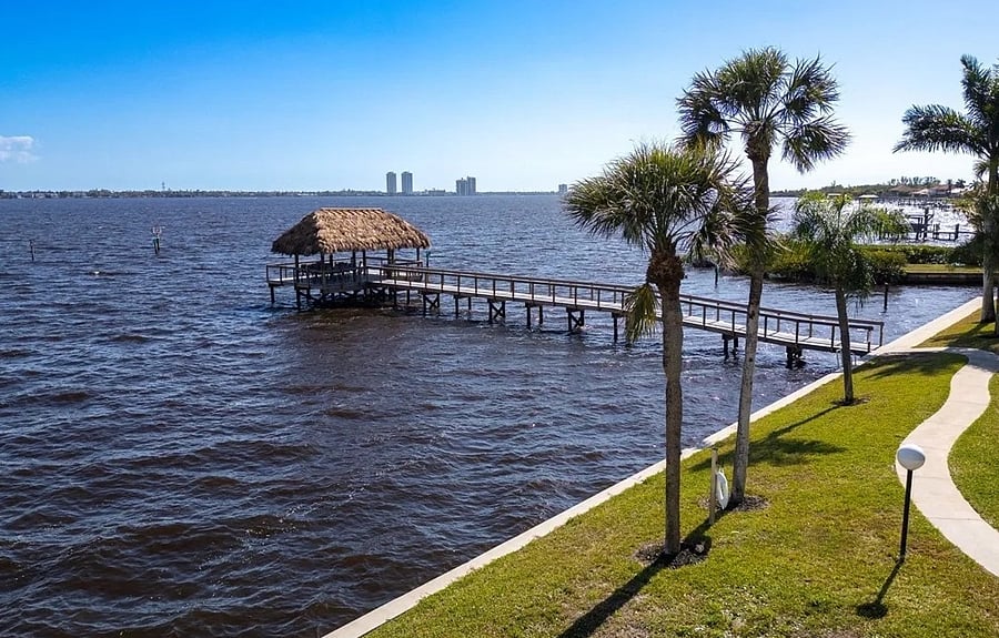 The pier over the Caloosahatchee River is a great place to fish or just hang out