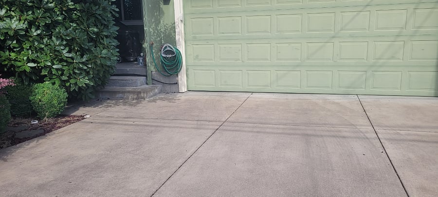 Steps accessing porch & front entry