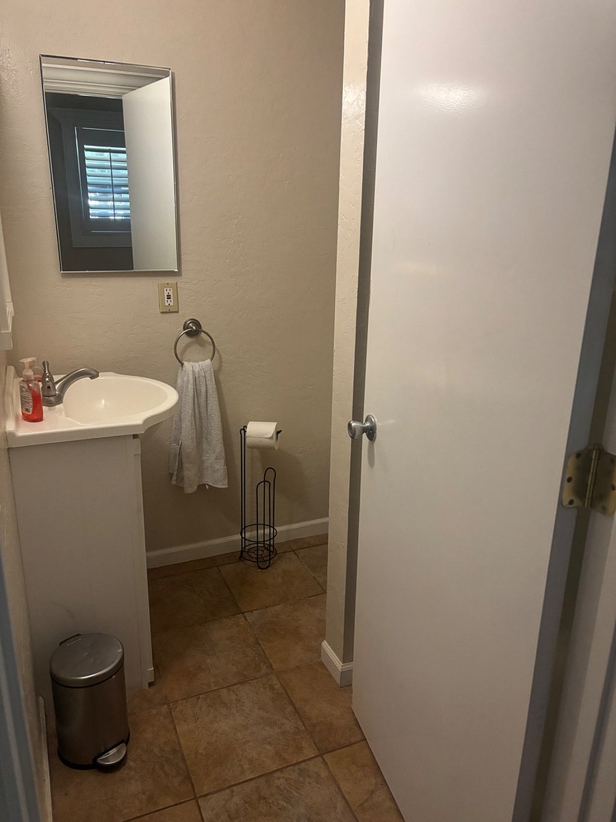 Private small bathroom