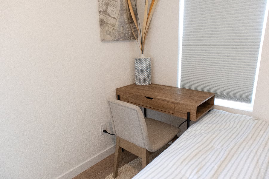 Table and chair for laptop