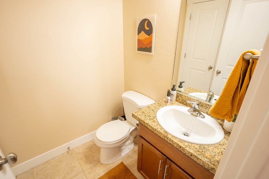 half bath on main level