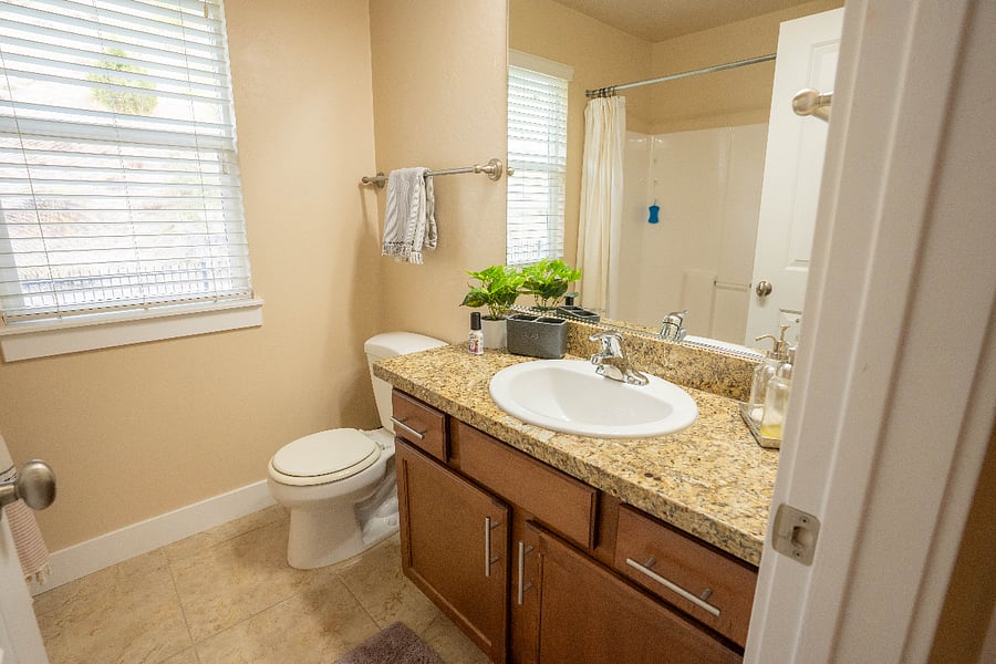 shared upstairs bathroom