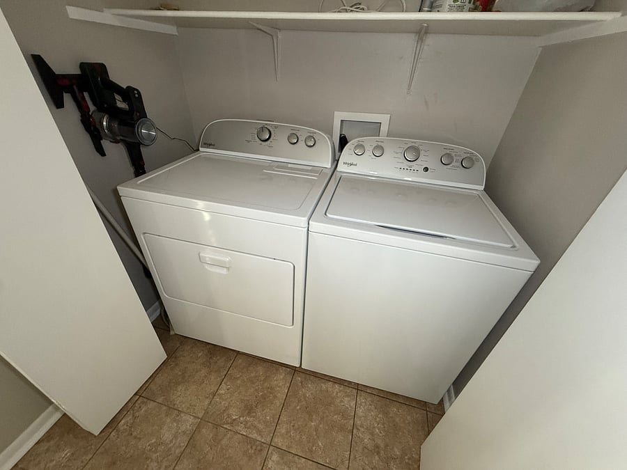 New in unit washer and dryer