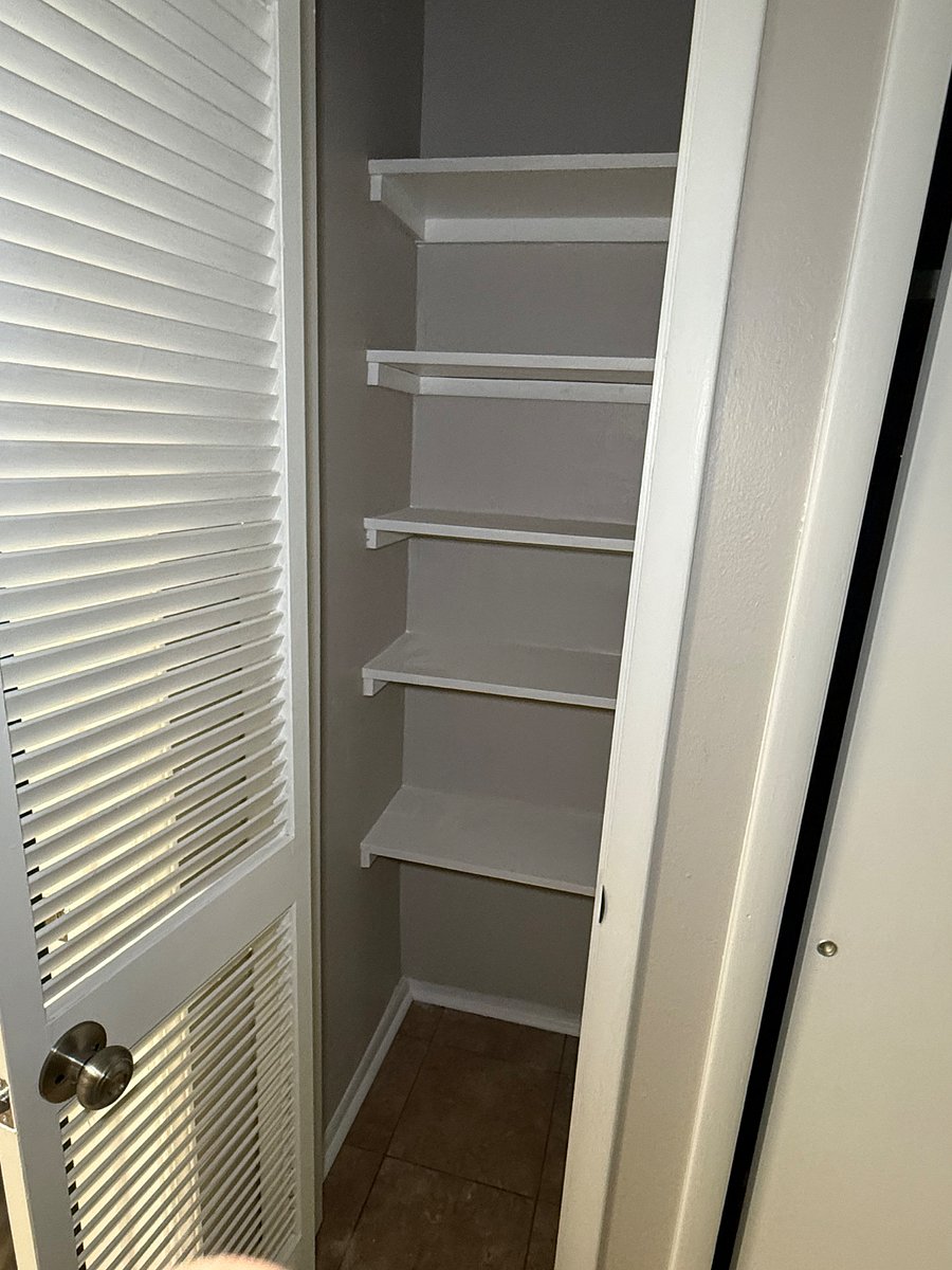 Some closet space throughout the house