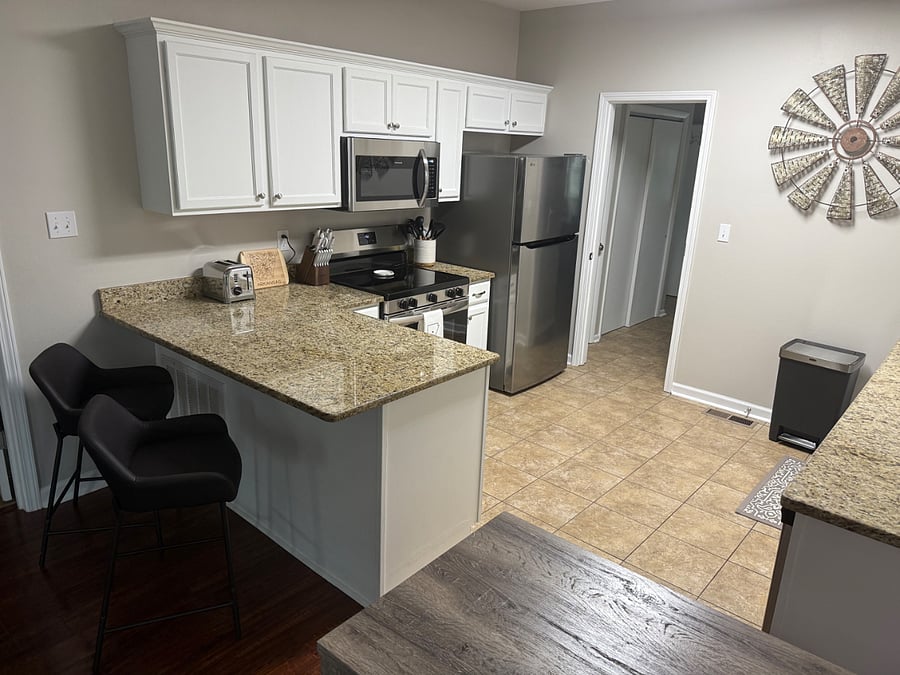 Full kitchen with new appliances