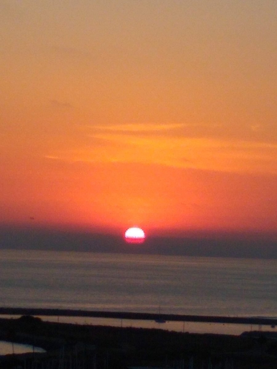 Sunset over the Pacific