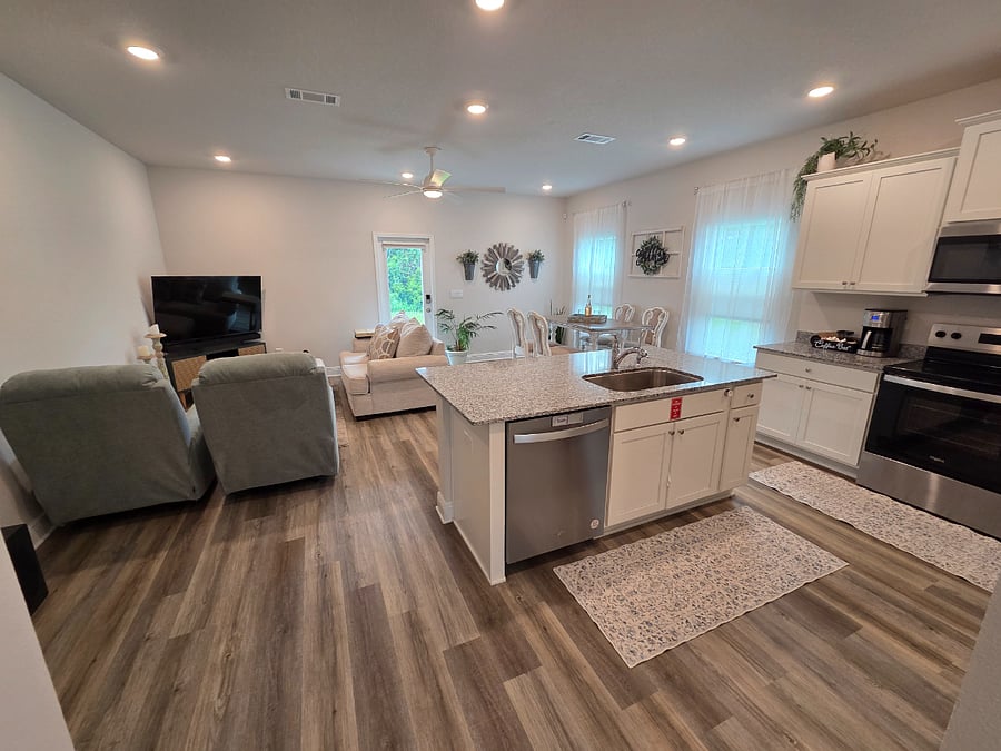 open floor plan