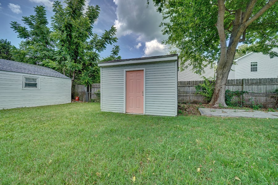 Shed for storage