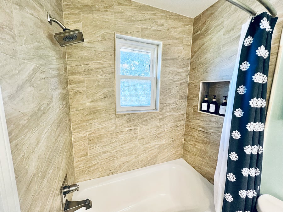 En suite bathroom to bedroom 2