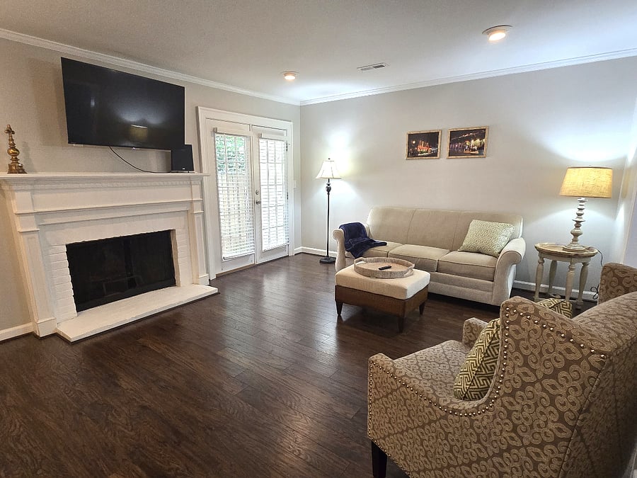 Living Room with Patio Doors
